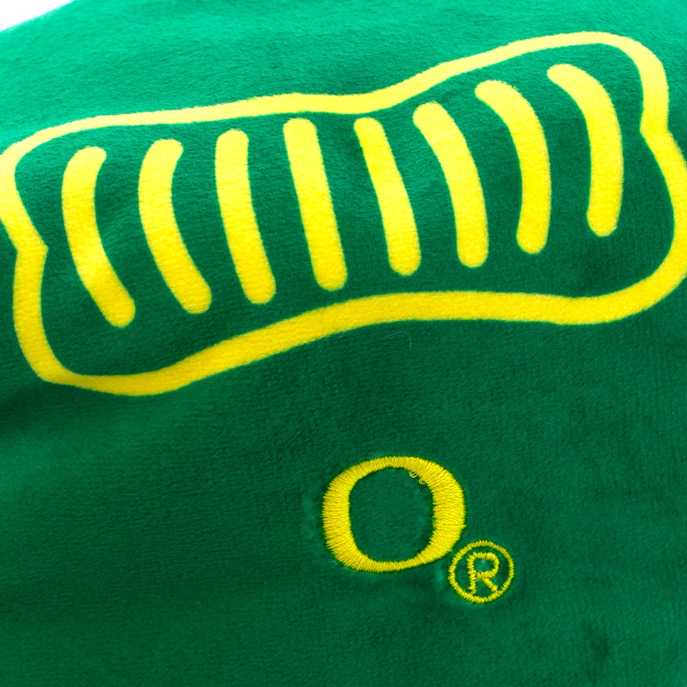 Classic Oregon O, MCM Group, Yellow, Plush, Gifts, 11"x7"x6", Football, Fold in case, 827991